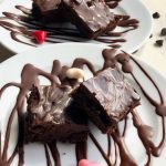 Vegan And Healthy Double Chocolate “cakey” Brownies