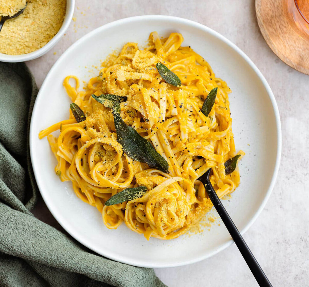 Creamy Pumpkin Sage Pasta